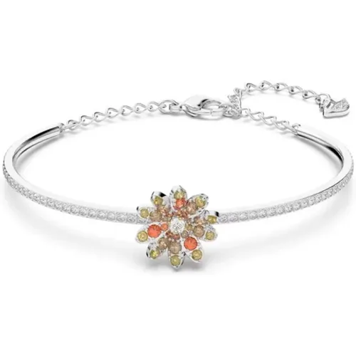 Eternal Flower Bracelet, Multicolor Metalmix , female, Sizes: ONE SIZE - Swarovski - Modalova