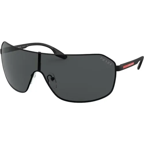Futuristische Sonnenbrille für Männer , Herren, Größe: 37 MM - Prada - Modalova