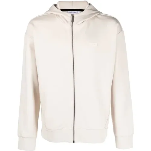 Bequeme Baumwoll-Polyester Hoodie Jacke - Calvin Klein - Modalova