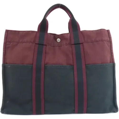 Pre-owned Canvas totes , female, Sizes: ONE SIZE - Hermès Vintage - Modalova