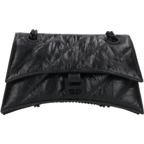 Crush Matelassé Leather Shoulder Bag , female, Sizes: ONE SIZE - Balenciaga - Modalova