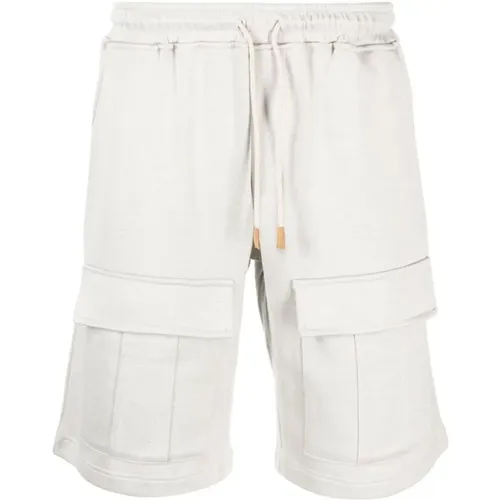 Casual Bermuda Cargo Shorts in Grün , Herren, Größe: 2XL - Eleventy - Modalova