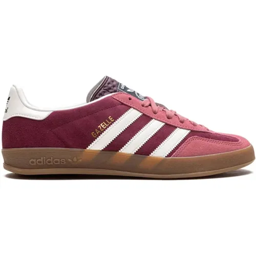 Bordeaux und Rosa Sneakers , Herren, Größe: 42 1/2 EU - Adidas - Modalova