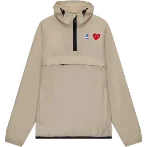 Leichte Jacke , Herren, Größe: 2XL - Comme des Garçons Play - Modalova