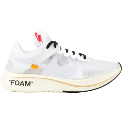 Limited Edition Off- Zoom Fly OG , male, Sizes: 14 1/2 UK, 11 UK, 7 UK, 9 UK, 13 1/2 UK, 10 1/2 UK, 4 1/2 UK, 8 UK, 10 UK, 5 UK, 8 1/2 UK, 6 1/2 UK, 3 - Nike - Modalova