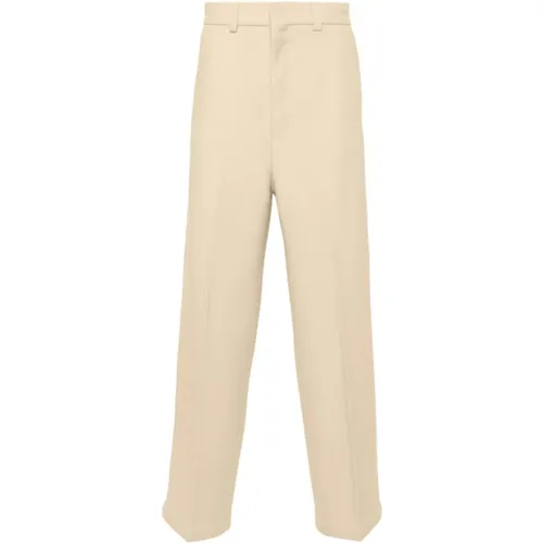 Wool Blend Trousers , male, Sizes: W42 - Ami Paris - Modalova