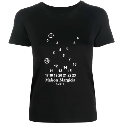 Numeric Logo T-shirts and Polos , female, Sizes: M, S, XS - Maison Margiela - Modalova