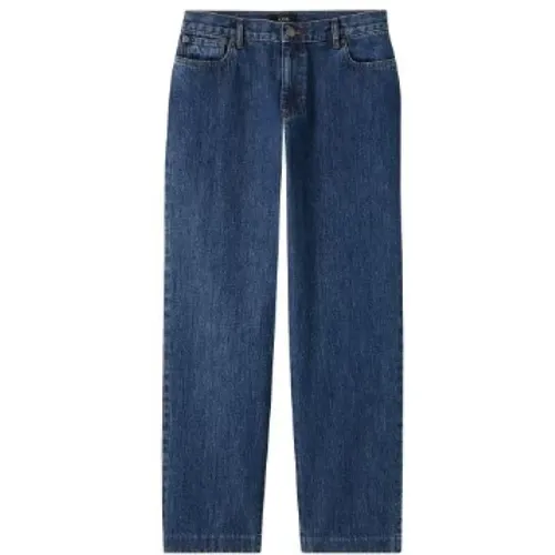 Hoher Bund Sailor Jeans Indigo Gewaschen , Damen, Größe: W25 - A.P.C. - Modalova