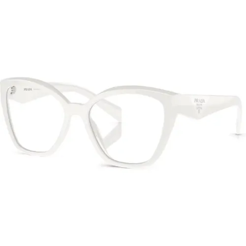 Schwarze Opche Brille für den Alltag , Damen, Größe: 54 MM - Prada - Modalova