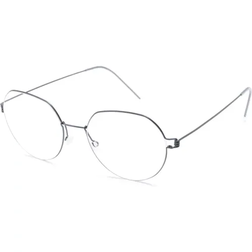 Grey Optical Frame for Everyday Use , unisex, Sizes: 50 MM - lindbergh - Modalova
