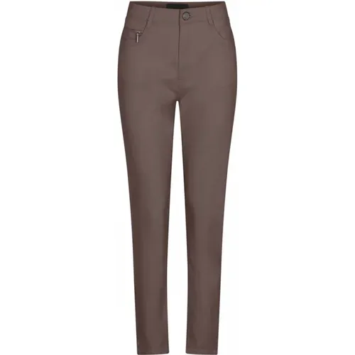 Classic Suzanne Trousers Taupe , female, Sizes: 4XL, 3XL, M, S, XL, L, 2XL - C.Ro - Modalova