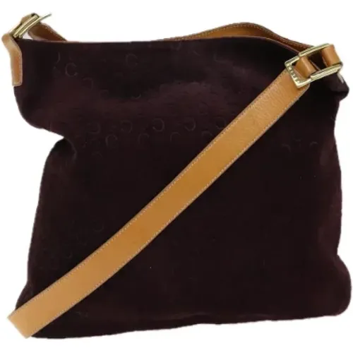 Pre-owned Suede shoulder-bags , female, Sizes: ONE SIZE - Celine Vintage - Modalova