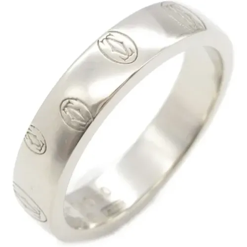 Pre-owned White Gold rings , female, Sizes: ONE SIZE - Cartier Vintage - Modalova