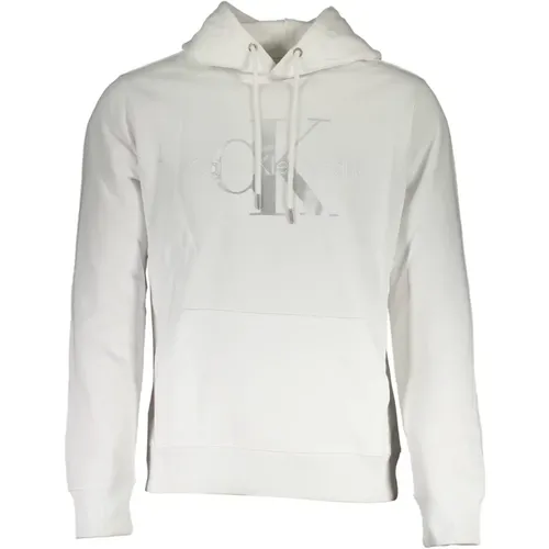 Cotton Hooded Sweater , male, Sizes: M, L, XL, 2XL - Calvin Klein - Modalova