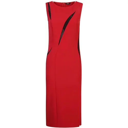 Rotes Kleid für Frauen Aw24 , Damen, Größe: XS - Just Cavalli - Modalova