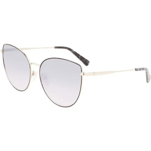 Gold/Black Sunglasses Lo158S-728 , unisex, Sizes: 60 MM - Longchamp - Modalova