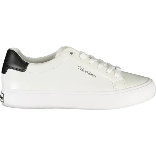 Weiße Damen Sportschuhe , Herren, Größe: 40 EU - Calvin Klein - Modalova