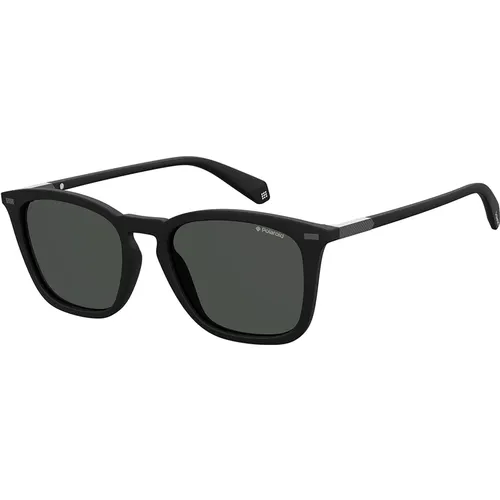 Matte /Grey Sunglasses , male, Sizes: 52 MM - Polaroid - Modalova