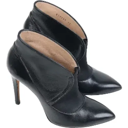 Pre-owned Leather boots , female, Sizes: 4 UK - Armani Pre-owned - Modalova