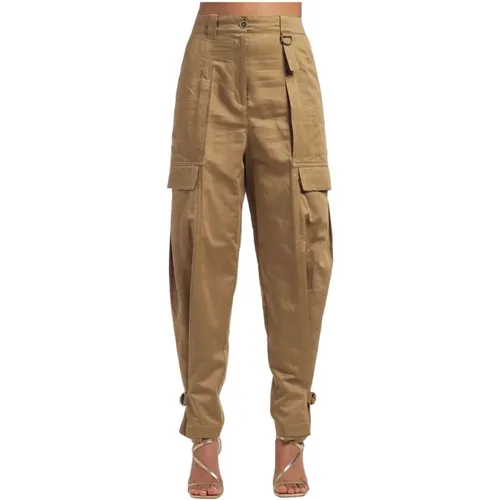 Slim-fit Trousers , female, Sizes: XS, 2XS - Semicouture - Modalova