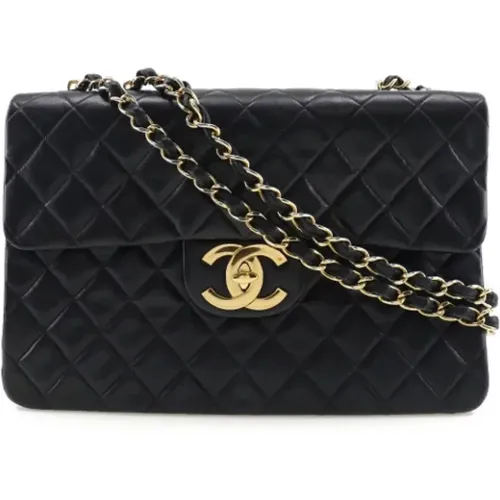 Timeless Leather Chanel Flap Bag , unisex, Sizes: ONE SIZE - Chanel Vintage - Modalova