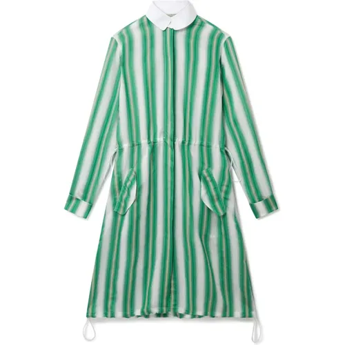 Striped Silk Dress , female, Sizes: S, M, XS, 2XS - Wales Bonner - Modalova