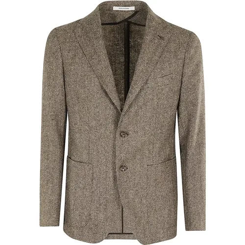 Tweed Wolljacke Tagliatore - Tagliatore - Modalova