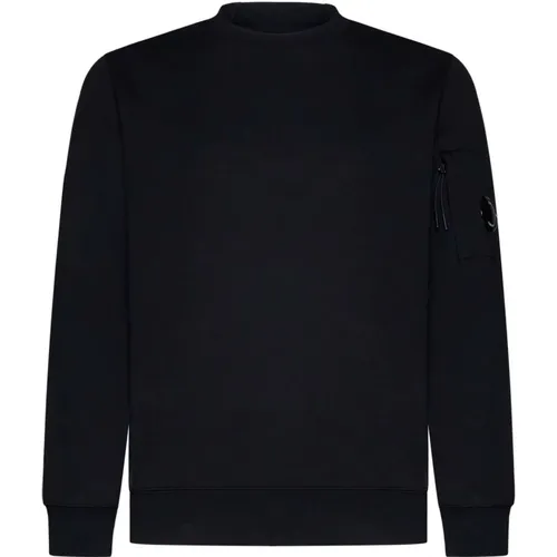 Sweater with Lens Detail , male, Sizes: XL, L - C.P. Company - Modalova
