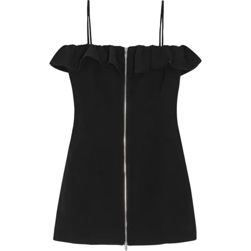 Modern Mini Dress Elevate Wardrobe , female, Sizes: M, S, XS - Ganni - Modalova