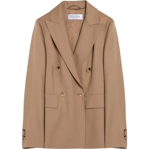 Single-Breasted Jacket , female, Sizes: S - Max Mara - Modalova