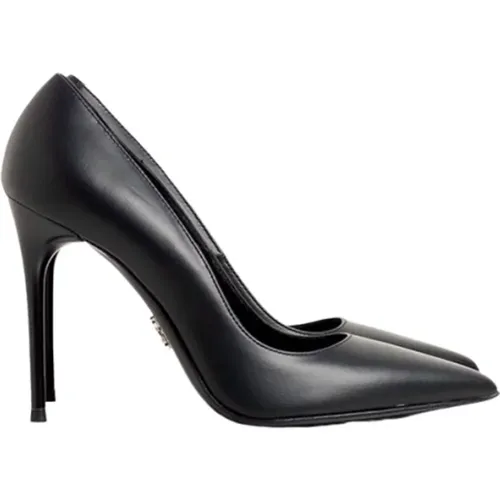 High Heel Leather Decollete , female, Sizes: 2 UK, 5 1/2 UK, 5 UK, 6 UK - Sergio Levantesi - Modalova