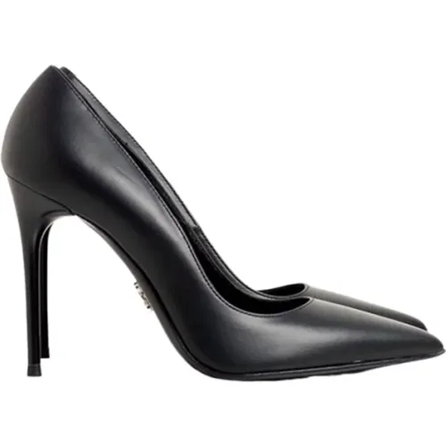 High Heel Leather Decollete , female, Sizes: 3 UK, 2 UK, 4 1/2 UK, 5 1/2 UK, 5 UK, 6 UK - Sergio Levantesi - Modalova