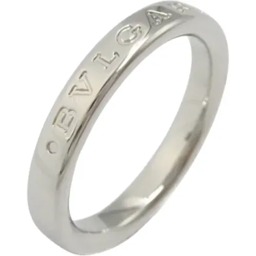 Pre-owned Silver rings , female, Sizes: ONE SIZE - Bvlgari Vintage - Modalova