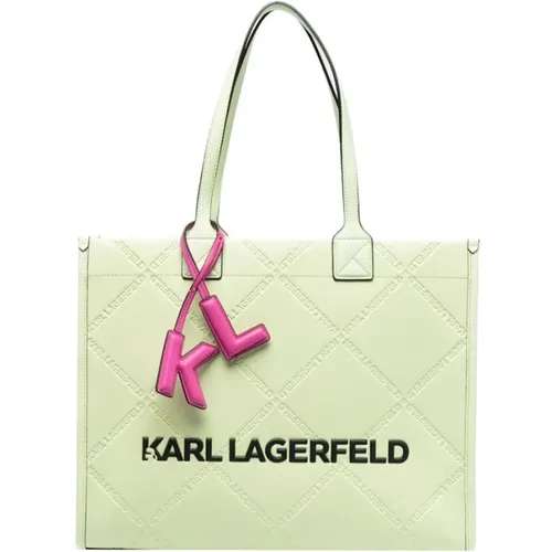 Geprägte Tote Tasche - Karl Lagerfeld - Modalova