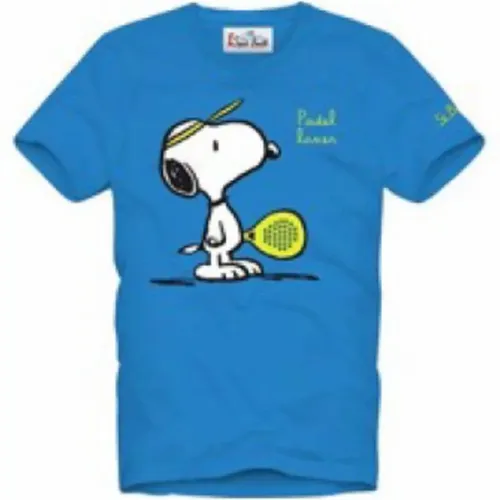 Snoopy Padel Cotton T-shirt , male, Sizes: XL - MC2 Saint Barth - Modalova