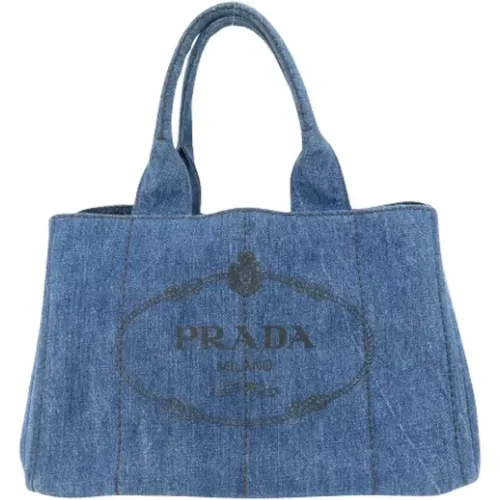 Pre-owned Denim totes , female, Sizes: ONE SIZE - Prada Vintage - Modalova