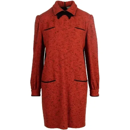 Pre-owned Wool dresses , female, Sizes: 2XL - Valentino Vintage - Modalova