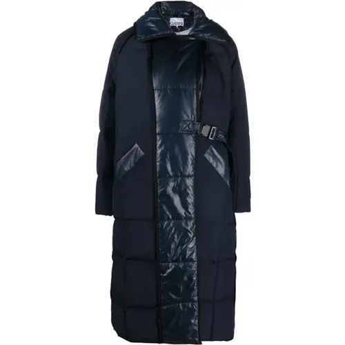 Quilted puffer coat , female, Sizes: 2XS, S - Ganni - Modalova