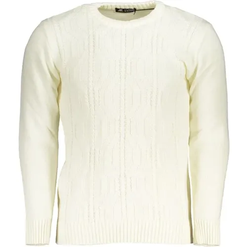 Twisted Crew Neck Sweater Kontrastdetails , Herren, Größe: 2XL - U.S. Polo Assn. - Modalova