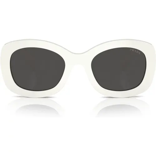Elegant Oval Sunglasses with Thick Arms , female, Sizes: 54 MM - Prada - Modalova
