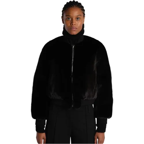 Reversible Mink Jacket , female, Sizes: S - Blancha - Modalova
