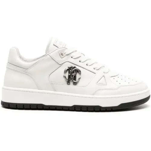 Leather Casual Trainers , male, Sizes: 11 UK, 12 UK, 9 UK - Roberto Cavalli - Modalova