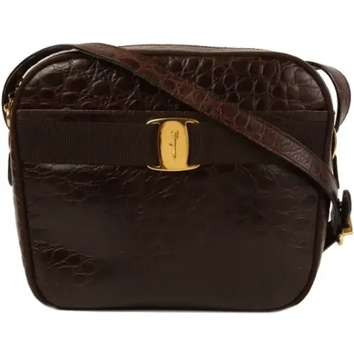 Pre-owned Fabric shoulder-bags , female, Sizes: ONE SIZE - Salvatore Ferragamo Pre-owned - Modalova