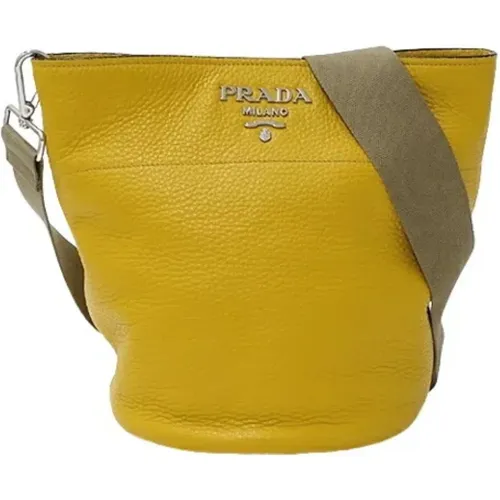 Pre-owned Leather shoulder-bags , female, Sizes: ONE SIZE - Prada Vintage - Modalova