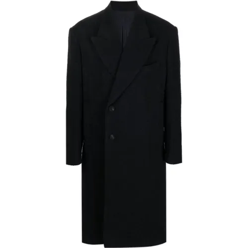 Asymmetric Button Coat , male, Sizes: S - Wooyoungmi - Modalova
