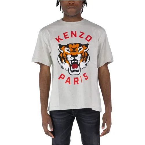 Stylisches Tiger T-Shirt , Damen, Größe: L - Kenzo - Modalova