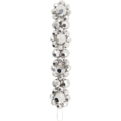 Crystal Flower Hair Clip Mirror , female, Sizes: ONE SIZE - Simone Rocha - Modalova