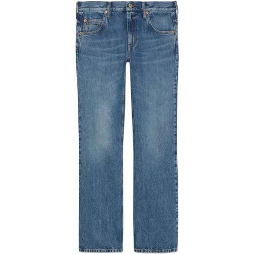 Denim Straight Leg Jeans , female, Sizes: W28, W26, W25, W29, W27 - Gucci - Modalova