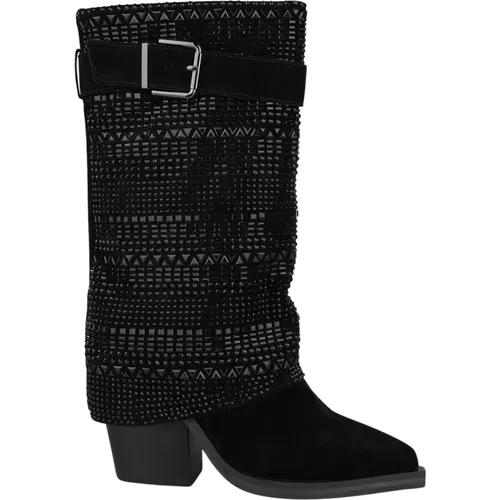 Pointed Toe Leather Ankle Boots , female, Sizes: 5 UK, 4 UK, 9 UK, 2 UK - Alma en Pena - Modalova