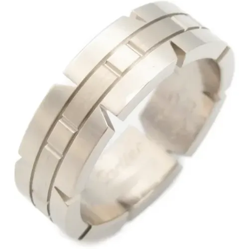 Pre-owned White Gold rings , female, Sizes: ONE SIZE - Cartier Vintage - Modalova